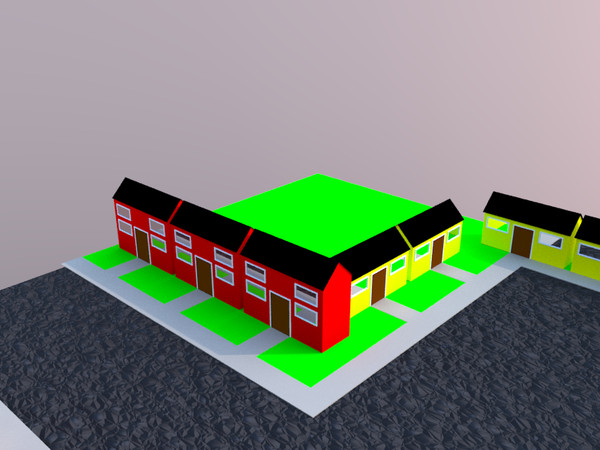 3d neighborhood model - neighborhood by matthew colston